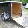 South Georgia Cargo Custom 5x8 SA Trailer - Black, Ramp, Side Door, Side Vents, D-Rings - Image 4