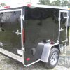 South Georgia Cargo Custom 5x8 SA Trailer - Black, Ramp, Side Door, Side Vents, D-Rings - Image 9