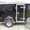 South Georgia Cargo Custom 5x8 SA Trailer - Black, Ramp, Side Door, Side Vents, D-Rings