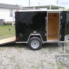 South Georgia Cargo Custom 5x8 SA Trailer - Black, Ramp, Side Door, Side Vents, D-Rings - Image 10
