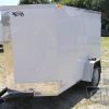 South Georgia Cargo 5x8 SA Trailer - White, Double Doors, Side Door, Extra Height - Image 2