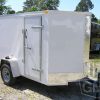 South Georgia Cargo 5x8 SA Trailer - White, Double Doors, Side Door, Extra Height - Image 12