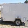 South Georgia Cargo 5x8 SA Trailer - White, Double Doors, Side Door, Extra Height - Image 3