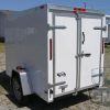 South Georgia Cargo 5x8 SA Trailer - White, Double Doors, Side Door, Extra Height - Image 5