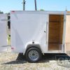 South Georgia Cargo 5x8 SA Trailer - White, Double Doors, Side Door, Extra Height - Image 10