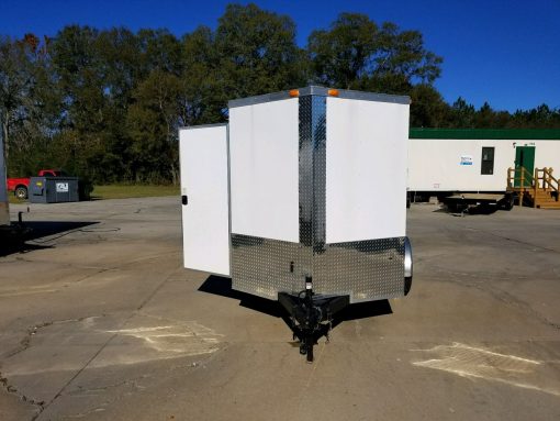 South Georgia Cargo Custom 6x10 TA Trailer - White, Double Doors, Side Door, Additional Height - Image 14