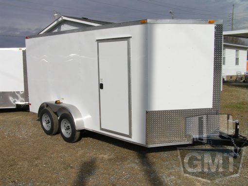 South Georgia Cargo 7x14 TA Trailer - White, Double Doors, Side Door, Extra Height - Image 12
