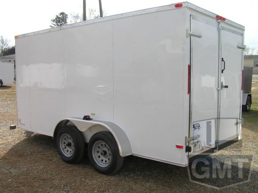 South Georgia Cargo 7x14 TA Trailer - White, Double Doors, Side Door, Extra Height - Image 5