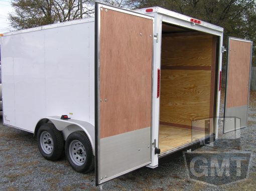 South Georgia Cargo 7x14 TA Trailer - White, Double Doors, Side Door, Extra Height - Image 4