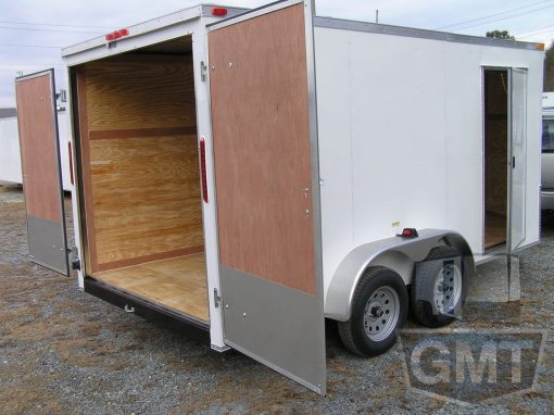 South Georgia Cargo 7x14 TA Trailer - White, Double Doors, Side Door, Extra Height - Image 8