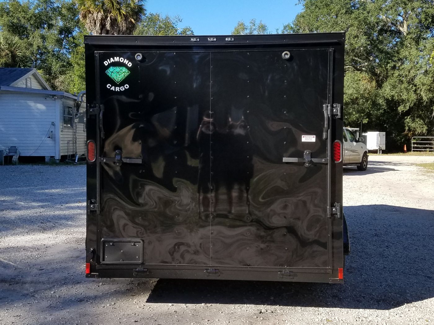 Diamond Cargo 7x14 TA Trailer - Black, Ramp, Side Door, Extra Height, Blackout - Image 9