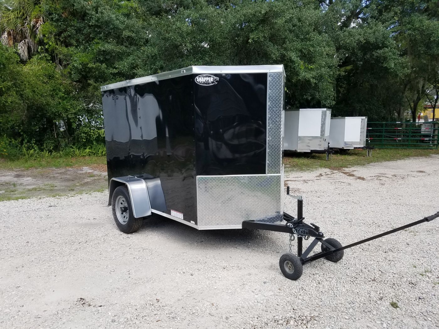 Diamond Cargo 5x8 SA Trailer - Black, Ramp, Extra Height - Image 15