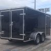 Quality Cargo 7x14 TA Trailer - Black, Barn Doors, Side Door, Extra Height - Image 7