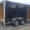 Quality Cargo 7x14 TA Trailer - Black, Barn Doors, Side Door, Extra Height - Image 6