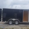 Quality Cargo 7x14 TA Trailer - Black, Barn Doors, Side Door, Extra Height - Image 8