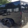 Diamond Cargo 7x14 TA Trailer - Black, Ramp, Side Door, Extra Height, Blackout - Image 6