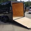 Diamond Cargo 7x14 TA Trailer - Black, Ramp, Side Door, Extra Height, Blackout - Image 5