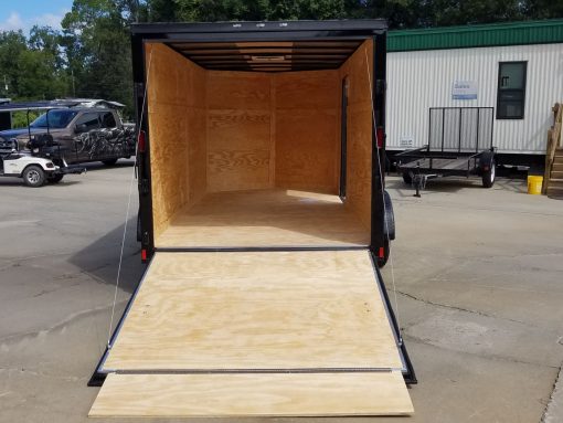 Diamond Cargo 7x14 TA Trailer - Black, Ramp, Side Door, Extra Height, Blackout - Image 7