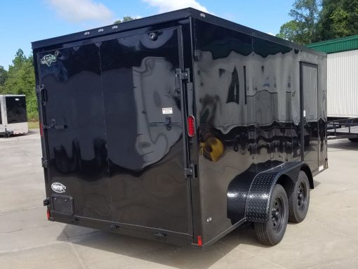 Diamond Cargo 7x14 TA Trailer - Black, Ramp, Side Door, Extra Height, Blackout - Image 10