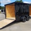 Diamond Cargo 7x14 TA Trailer - Black, Ramp, Side Door, Extra Height, Blackout - Image 9