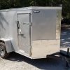 Diamond Cargo 5x8 SA Trailer - Silver Frost, Ramp, Side Door, Side Vents - Image 13