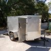 Diamond Cargo 5x8 SA Trailer - Silver Frost, Ramp, Side Door, Side Vents - Image 11