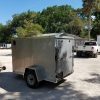 Diamond Cargo 5x8 SA Trailer - Silver Frost, Ramp, Side Door, Side Vents - Image 4