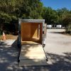 Diamond Cargo 5x8 SA Trailer - Silver Frost, Ramp, Side Door, Side Vents - Image 5