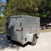 Diamond Cargo 5x8 SA Trailer - Silver Frost, Ramp, Side Door, Side Vents - Image 8