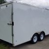 Diamond Cargo 8.5x18 TA Trailer - White, Ramp, Side Door, D-Rings - Image 9