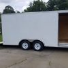 Diamond Cargo 8.5x18 TA Trailer - White, Ramp, Side Door, D-Rings - Image 10
