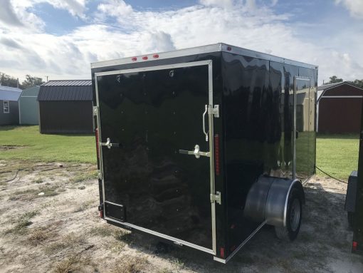 Douglas Trailers 6x12 SA Trailer - Black, Ramp, Side Door - Image 7