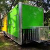 Freedom Trailers 8.5x28 TA Trailer - Lime GreenYellow, Side Door, 5K Axles, D-Rings, Porch, Extra Height, Electrical, Concession, Finished Interior, Much More - Image 5