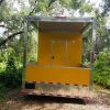 Freedom Trailers 8.5x28 TA Trailer - Lime GreenYellow, Side Door, 5K Axles, D-Rings, Porch, Extra Height, Electrical, Concession, Finished Interior, Much More - Image 2