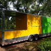 Freedom Trailers 8.5x28 TA Trailer - Lime GreenYellow, Side Door, 5K Axles, D-Rings, Porch, Extra Height, Electrical, Concession, Finished Interior, Much More - Image 3