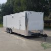 Freedom Trailers 8.5x30 TA Trailer - White, Ramp, Side Door, 5K Axles, D-Rings - Image 13