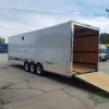 Freedom Trailers 8.5x30 TA Trailer - White, Ramp, Side Door, 5K Axles, D-Rings - Image 4
