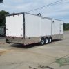 Freedom Trailers 8.5x30 TA Trailer - White, Ramp, Side Door, 5K Axles, D-Rings - Image 9