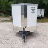 Diamond Cargo 4x8 SA Trailer - White, Rear Single Door, Side Door - Image 17