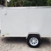 Diamond Cargo 4x8 SA Trailer - White, Rear Single Door, Side Door - Image 5