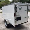 Diamond Cargo 4x8 SA Trailer - White, Rear Single Door, Side Door - Image 7