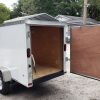 Diamond Cargo 4x8 SA Trailer - White, Rear Single Door, Side Door - Image 6