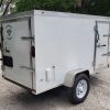 Diamond Cargo 4x8 SA Trailer - White, Rear Single Door, Side Door - Image 11