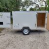 Diamond Cargo 4x8 SA Trailer - White, Rear Single Door, Side Door - Image 12