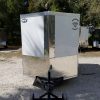 Diamond Cargo 5x8 SA Trailer - White, Ramp - Image 16