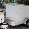 Diamond Cargo 5x8 SA Trailer - White, Ramp - Image 3