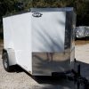 Diamond Cargo 5x8 SA Trailer - White, Ramp - Image 15