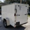 Diamond Cargo 5x8 SA Trailer - White, Ramp - Image 7