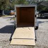 Diamond Cargo 5x8 SA Trailer - White, Ramp - Image 8