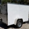 Diamond Cargo 5x8 SA Trailer - White, Ramp - Image 11